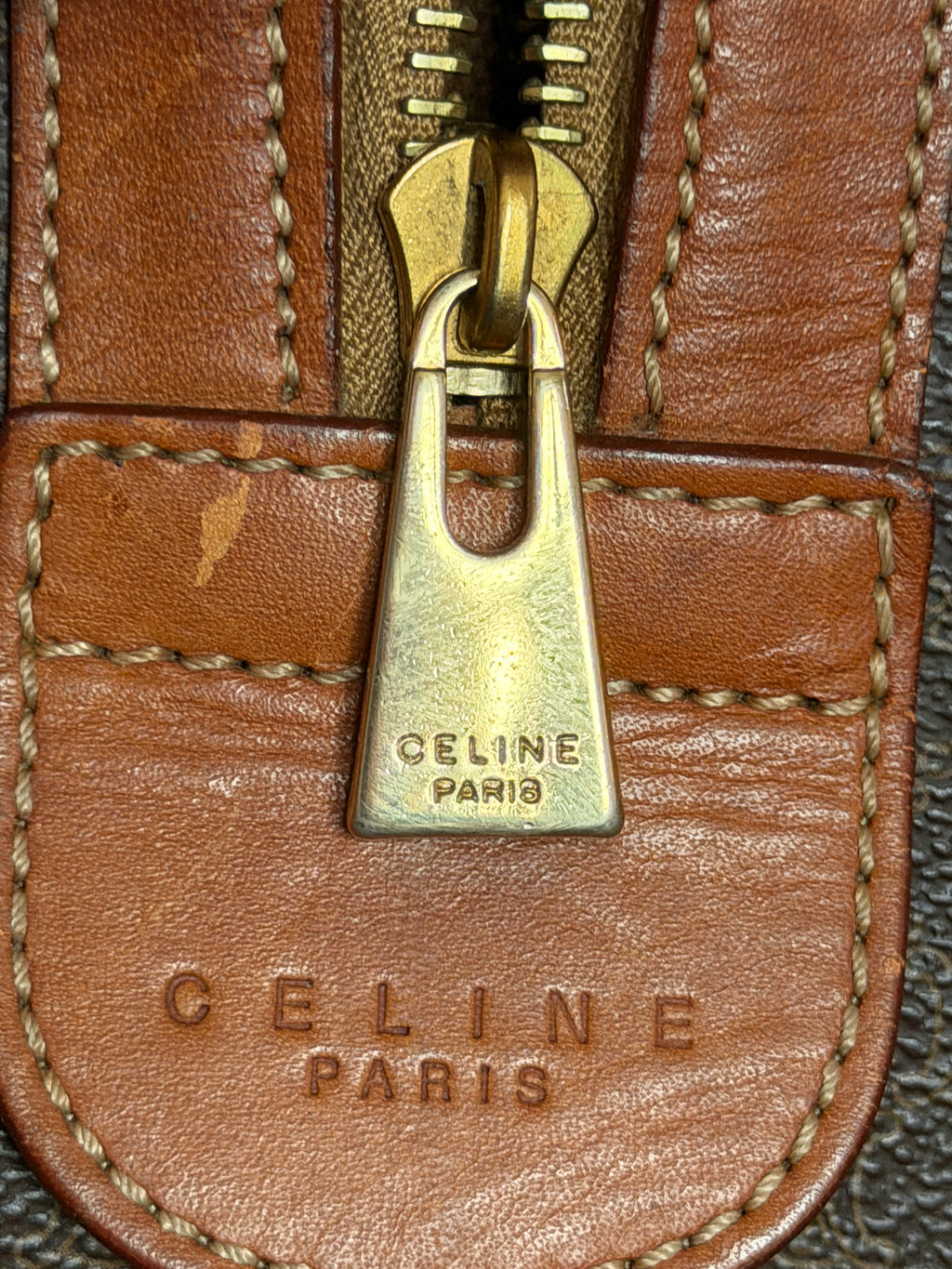 Celine macadam triomphe boston duffle travel bag