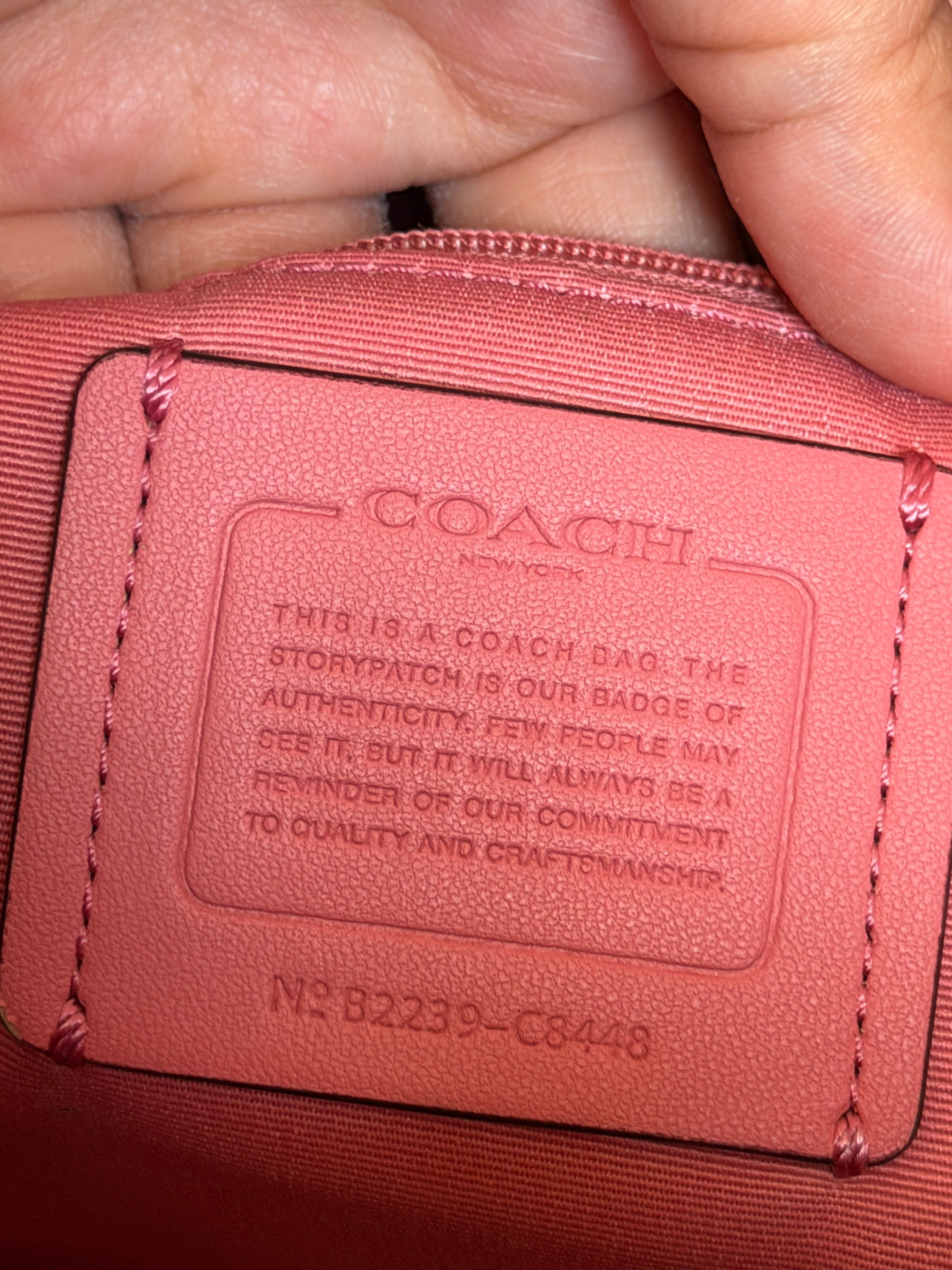 Coach Dempsey Caryall Pink