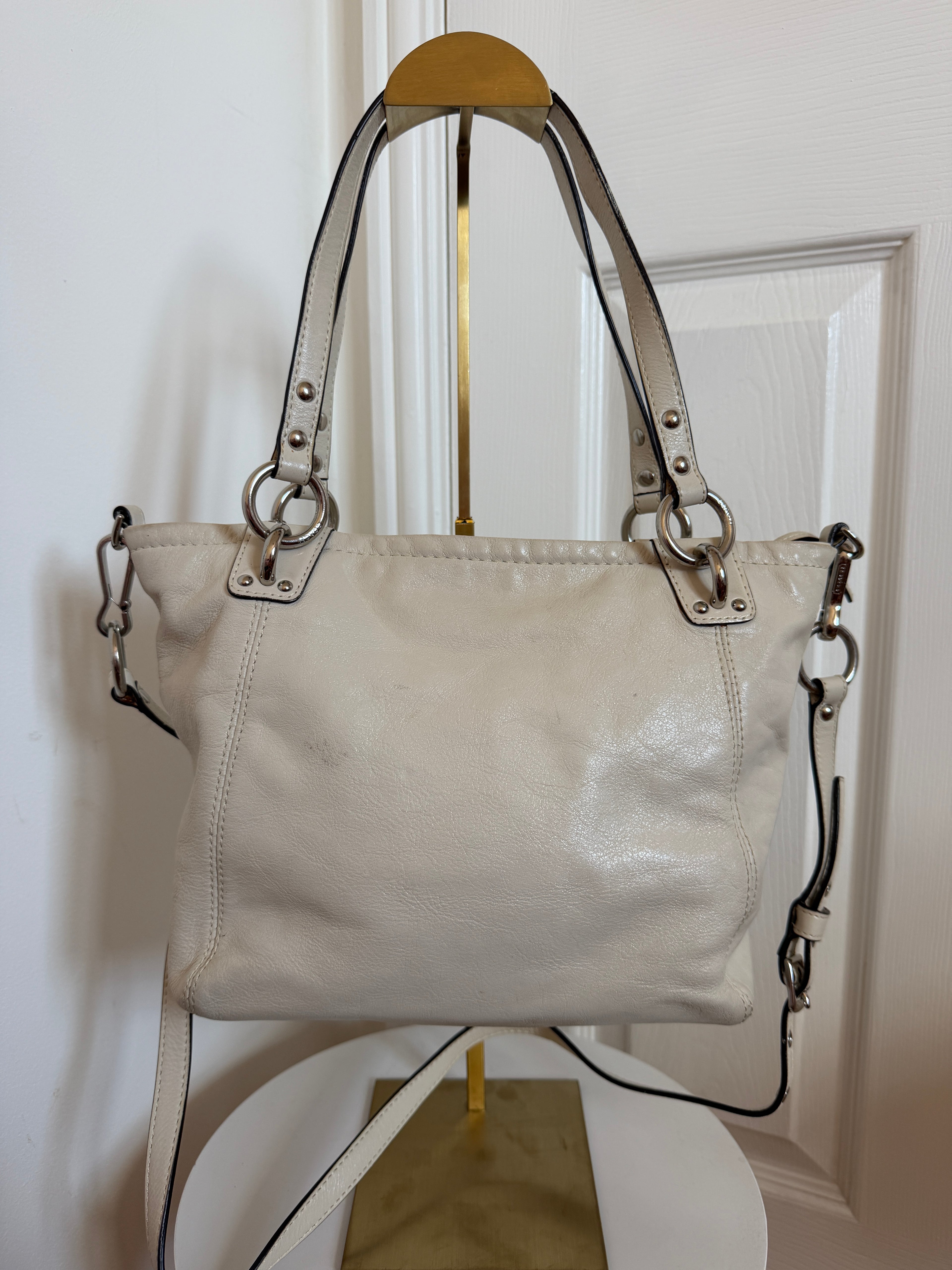 Coach Madison Bag w/ Detachable strap and chain pouch