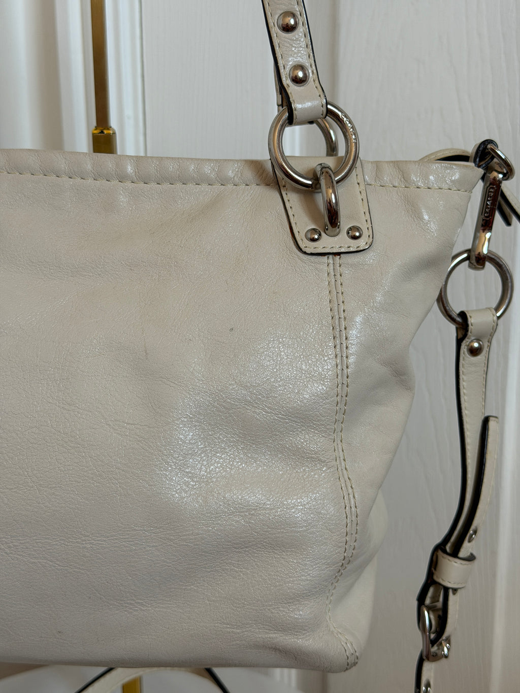 Coach Madison Bag w/ Detachable strap and chain pouch