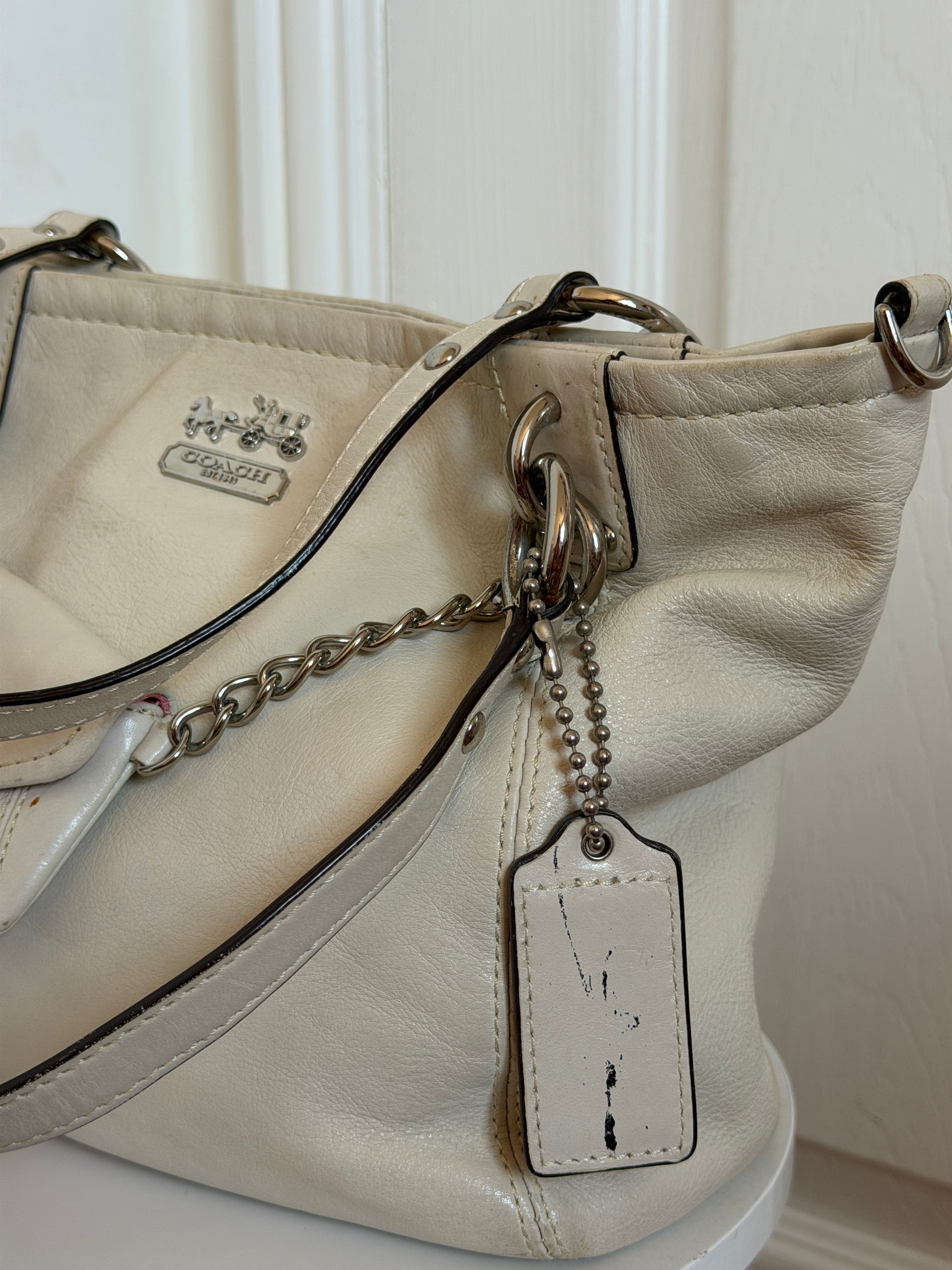 Coach Madison Bag w/ Detachable strap and chain pouch