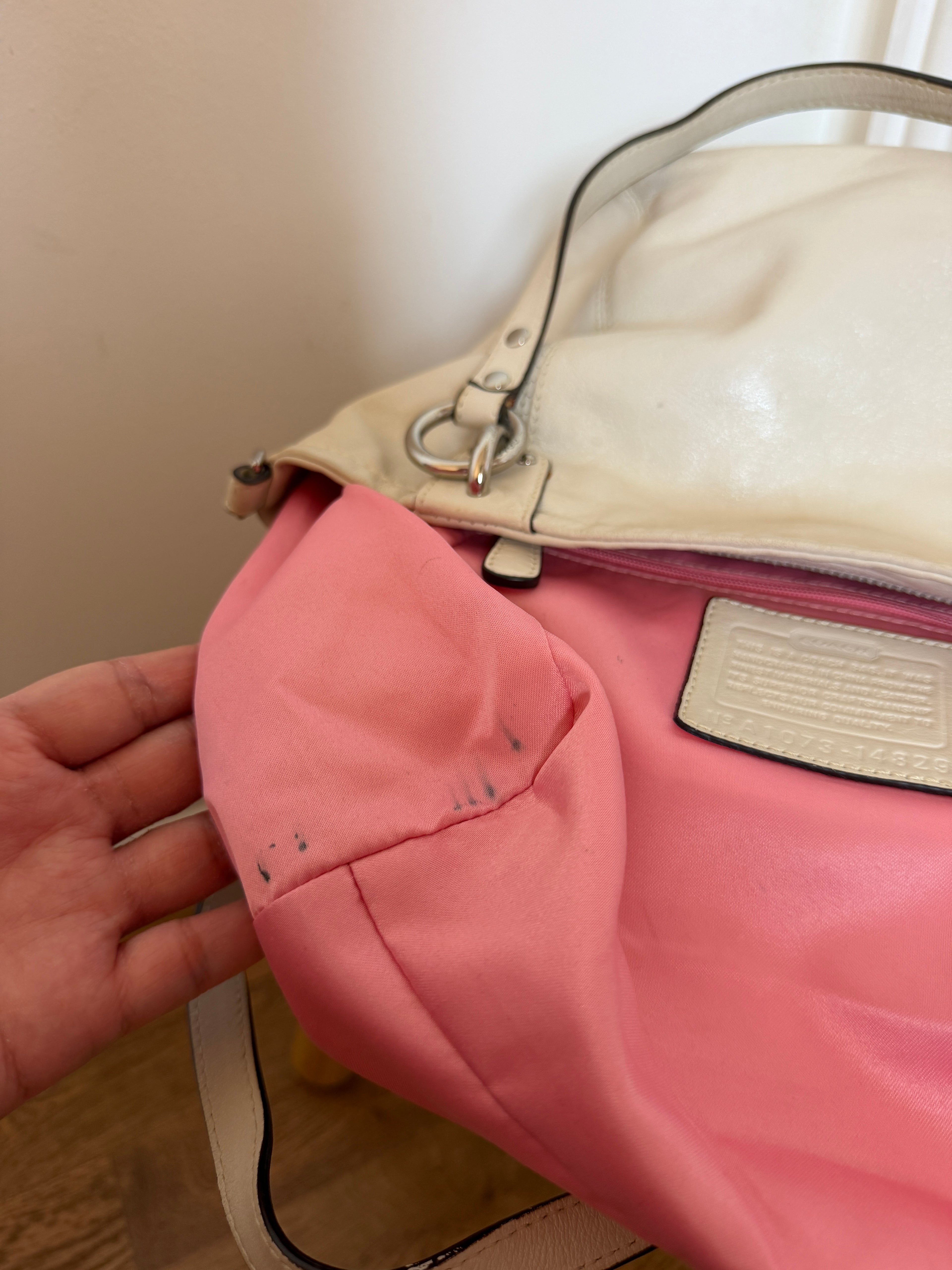 Coach Madison Bag w/ Detachable strap and chain pouch