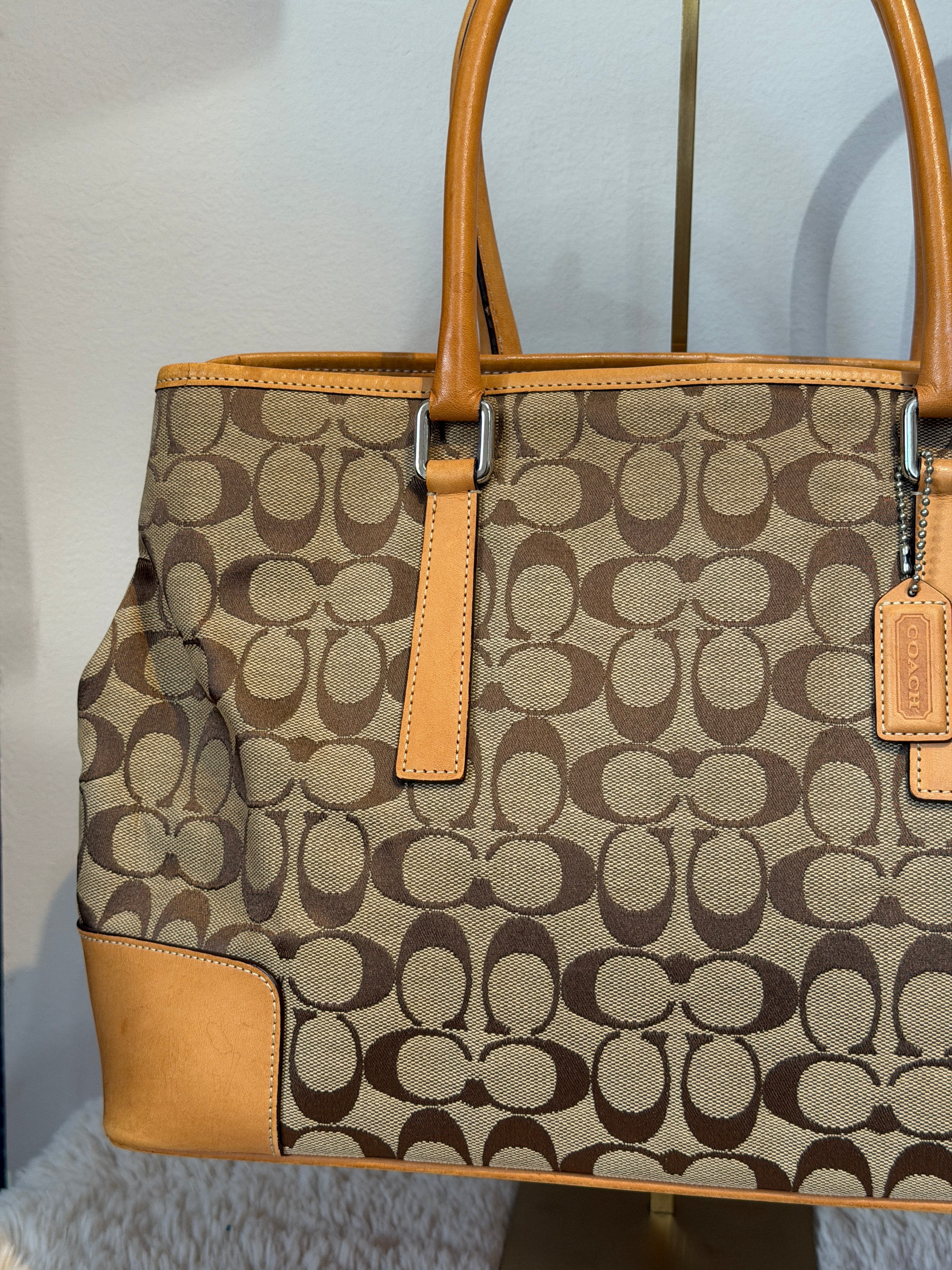 Vintage Coach Signature Handbag