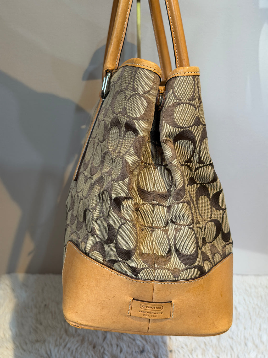 Vintage Coach Signature Handbag
