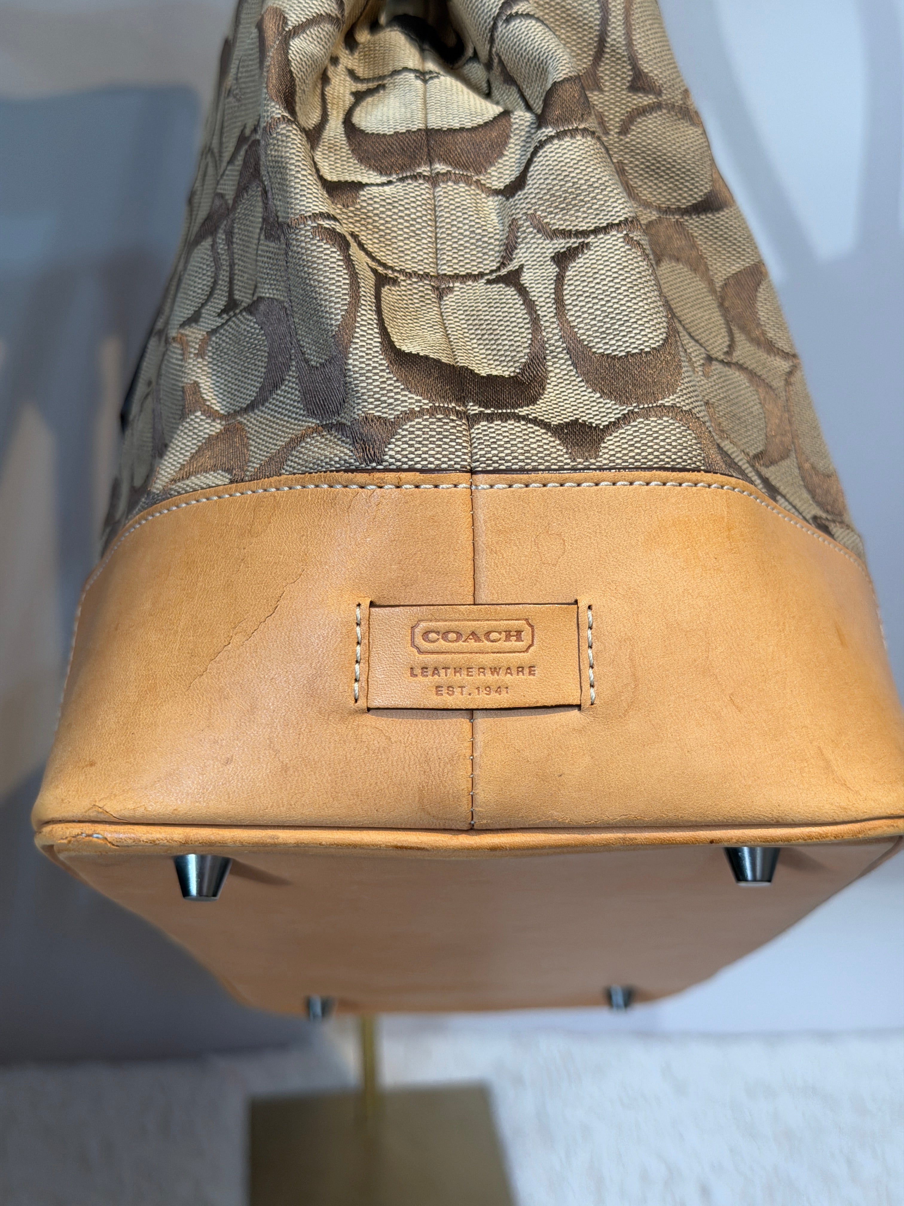 Vintage Coach Signature Handbag