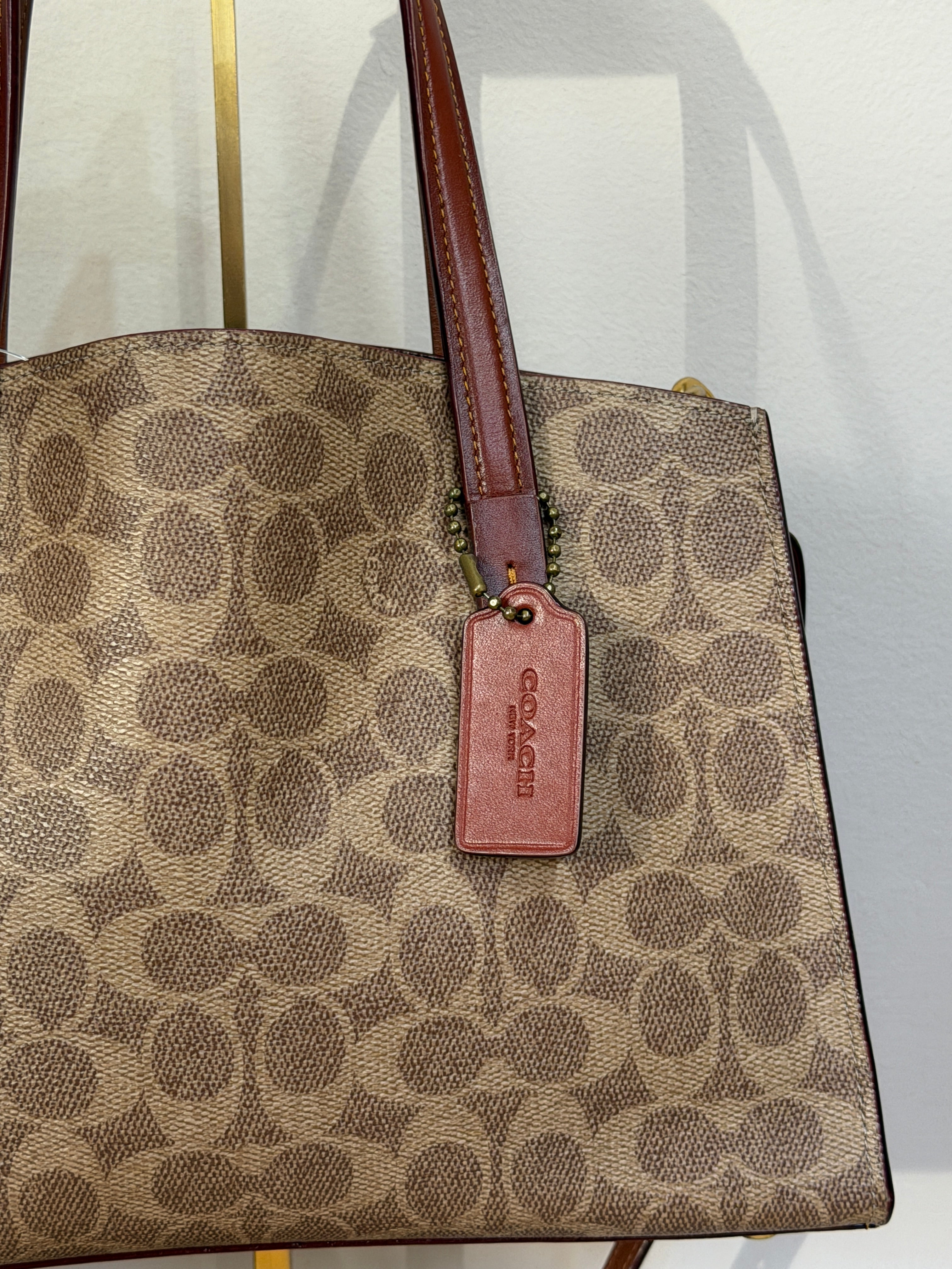 Coach Carryall in signature canvas