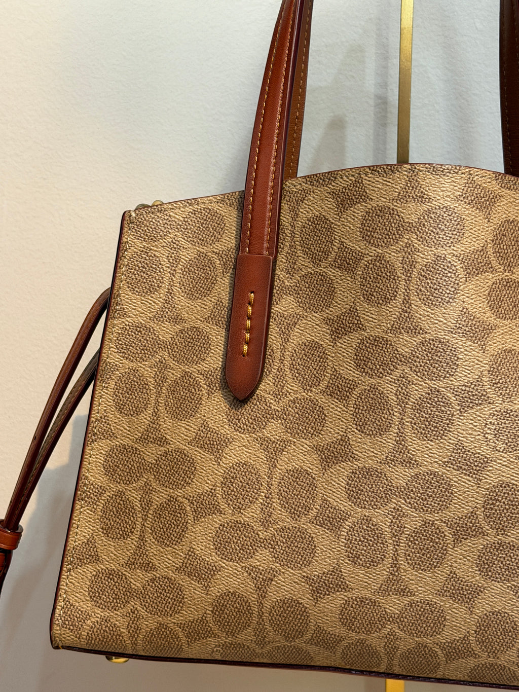 Coach Carryall in signature canvas