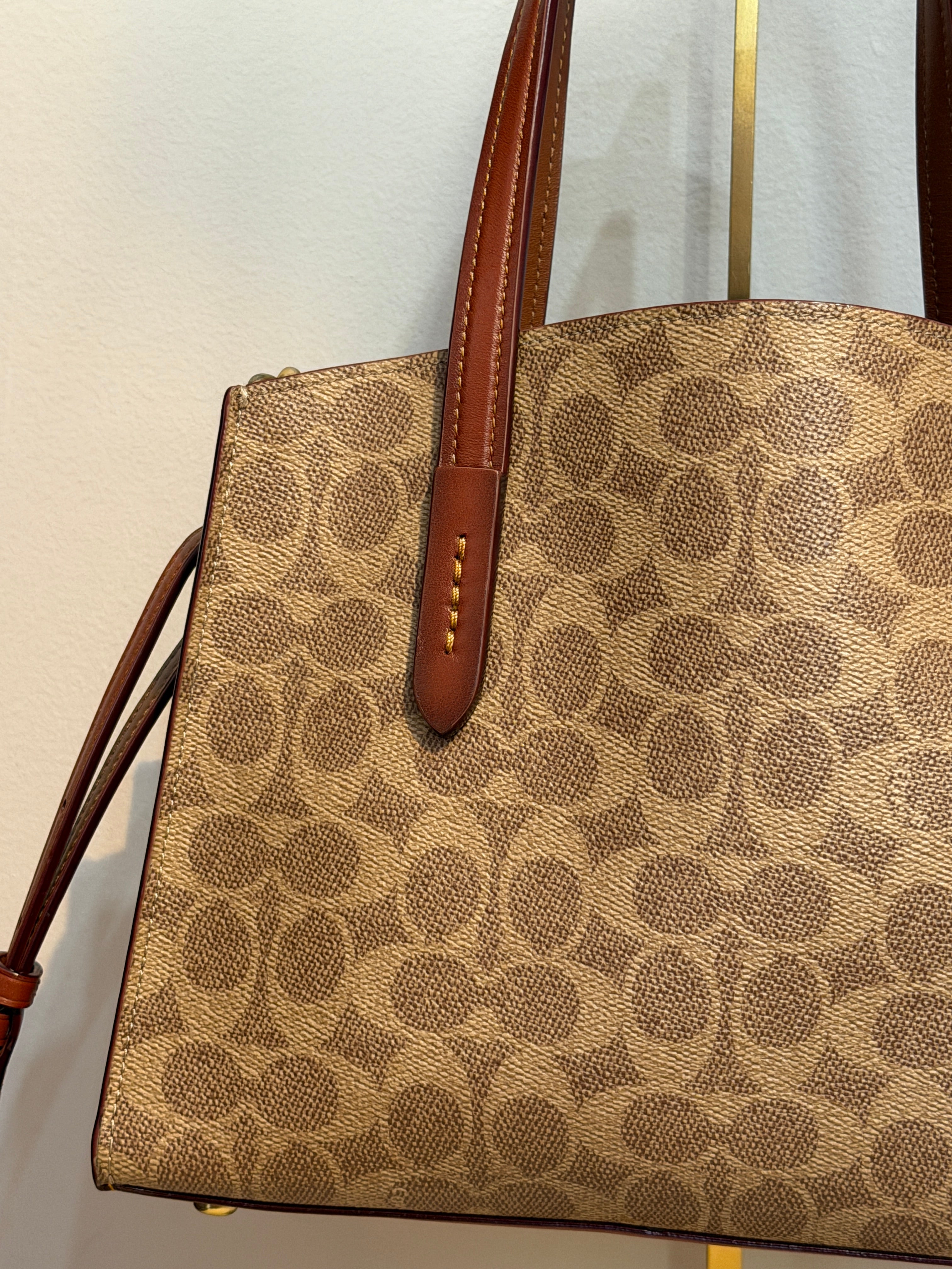 Coach Carryall in signature canvas