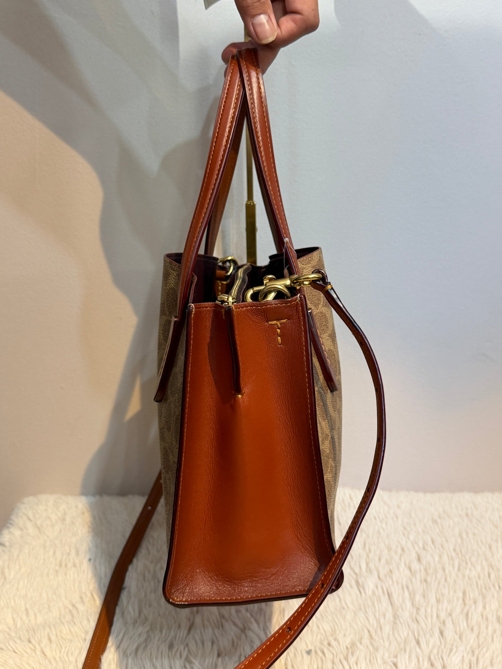 Coach Carryall in signature canvas
