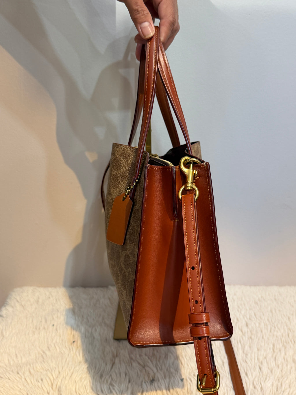 Coach Carryall in signature canvas