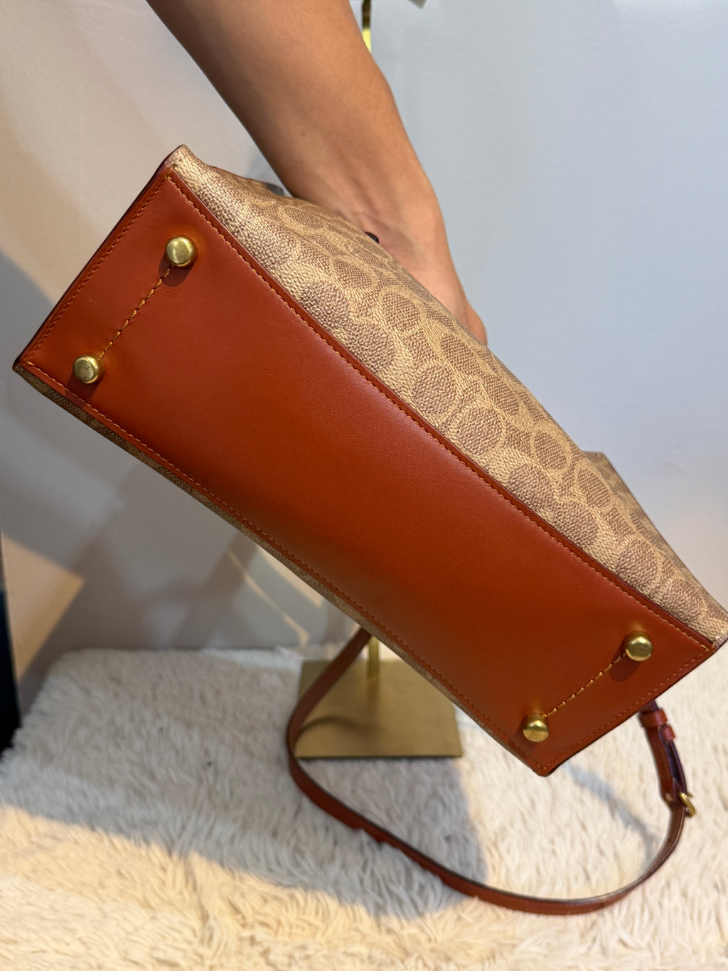Coach Carryall in signature canvas