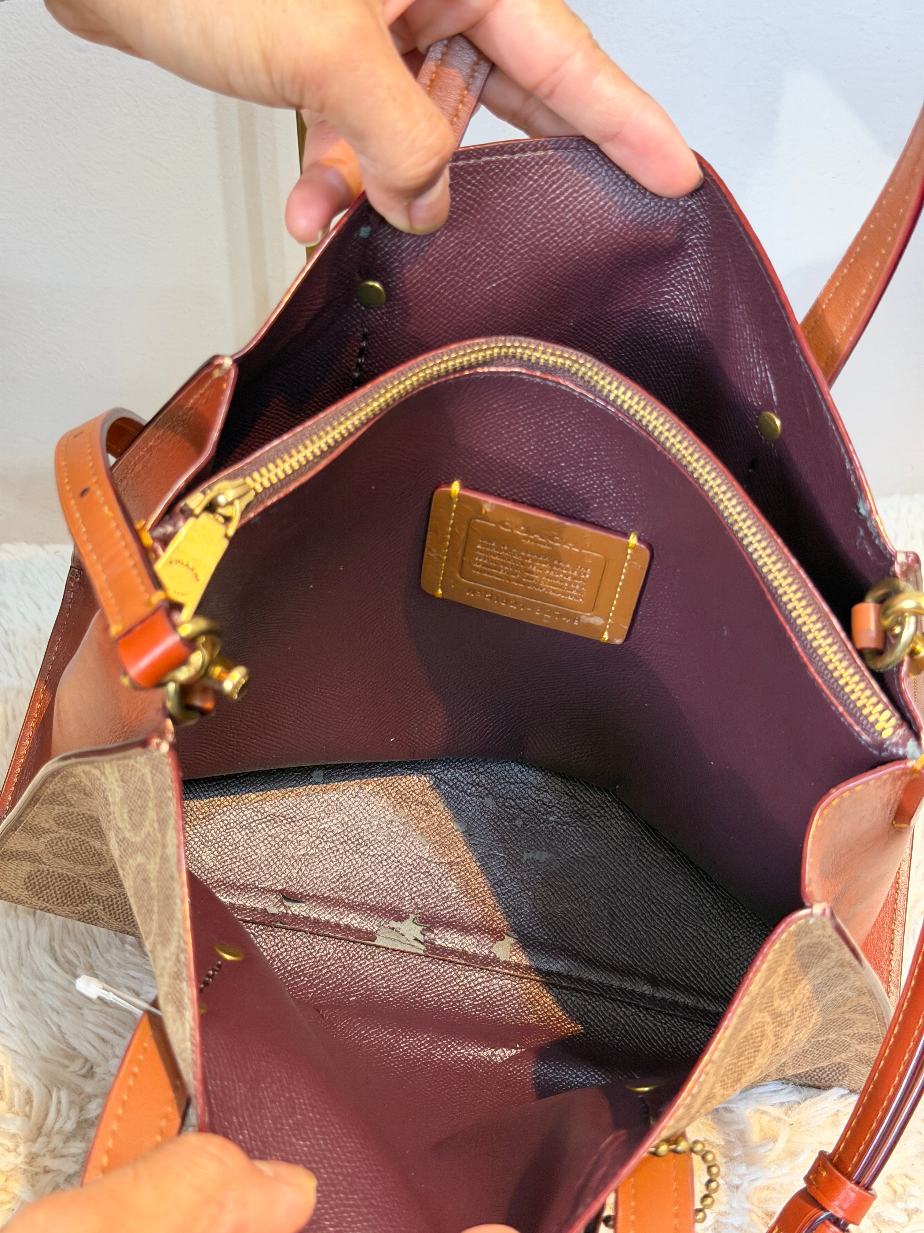 Coach Carryall in signature canvas