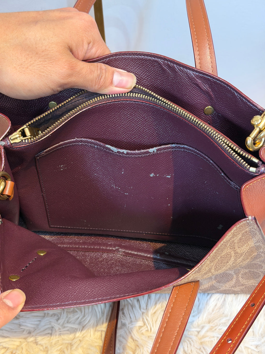 Coach Carryall in signature canvas