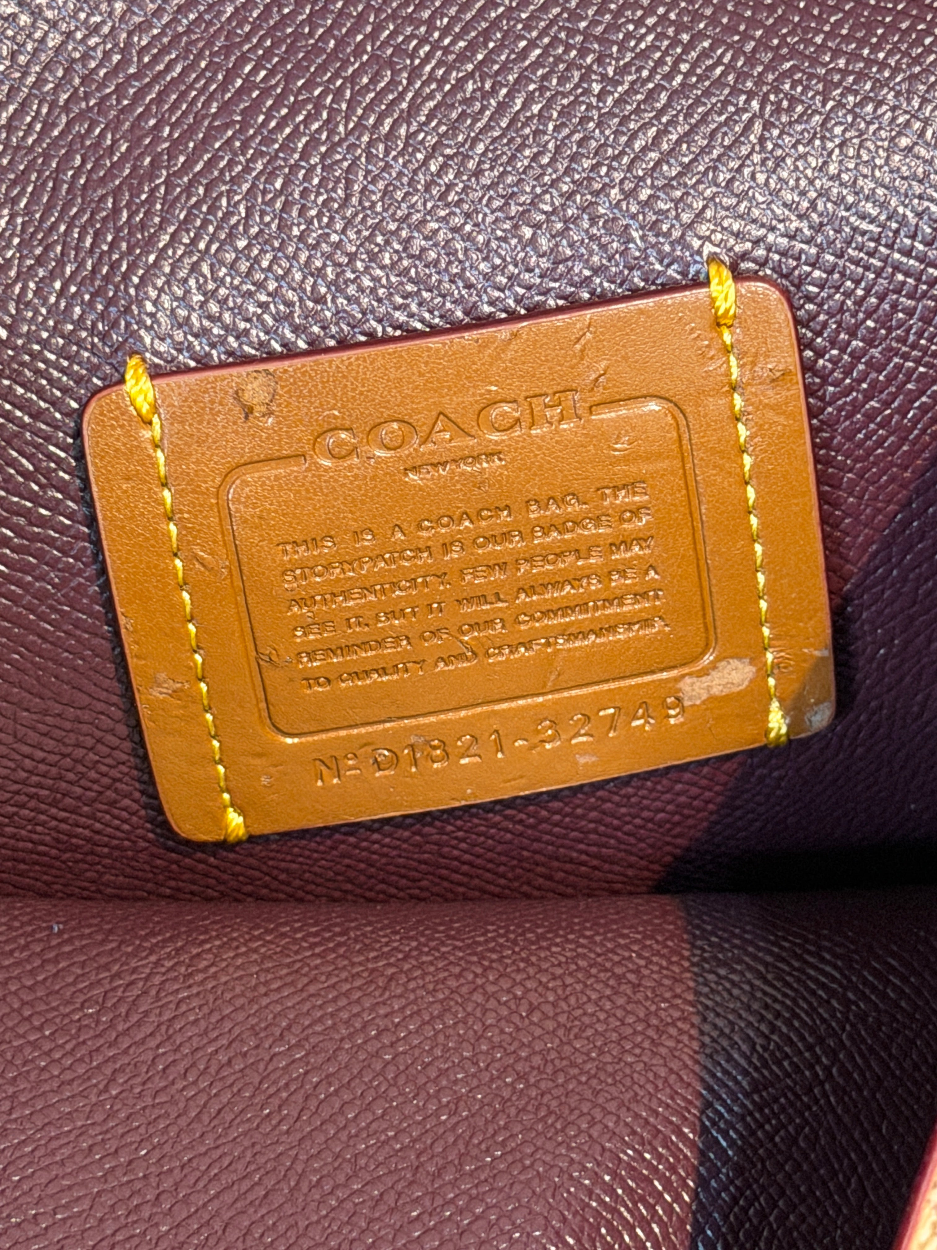 Coach Carryall in signature canvas