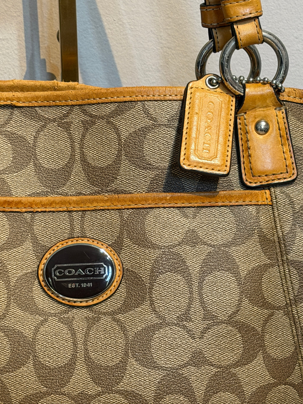 Coach Peyton Signature tote