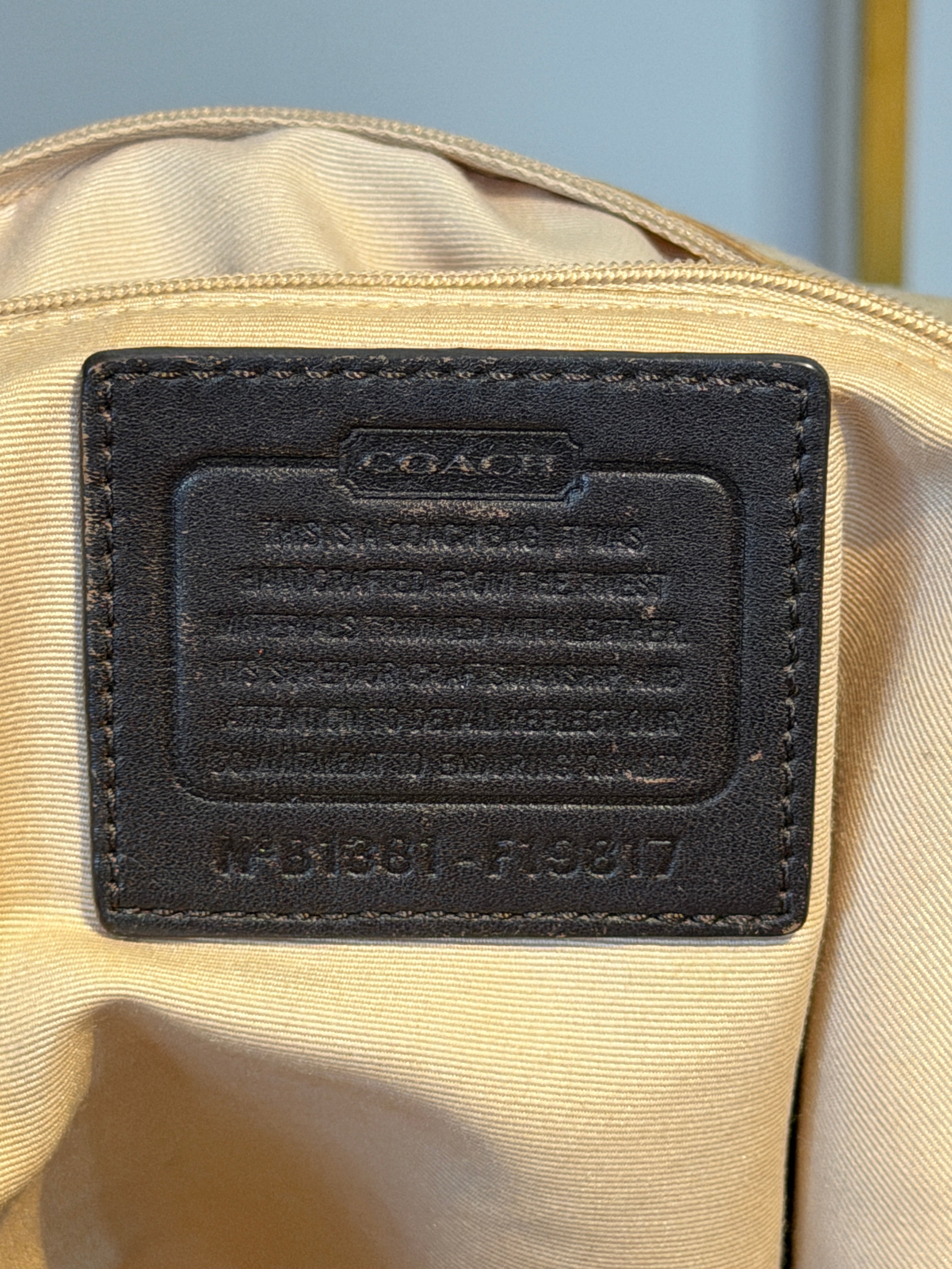 Coach Peyton Signature tote